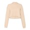 Bella + Canvas Cropped Fleece Hoodie - Heather Dust, Size Large